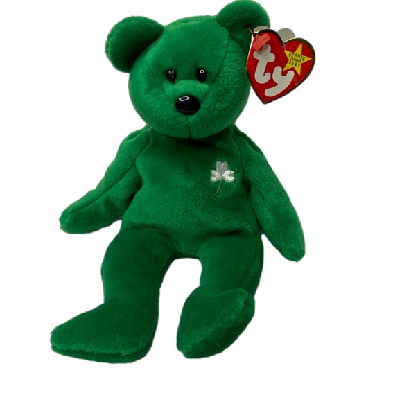 Ty Other - TY Beanie Babies Bear Erin the Irish Teddy Bear Original vintage 1997 4186